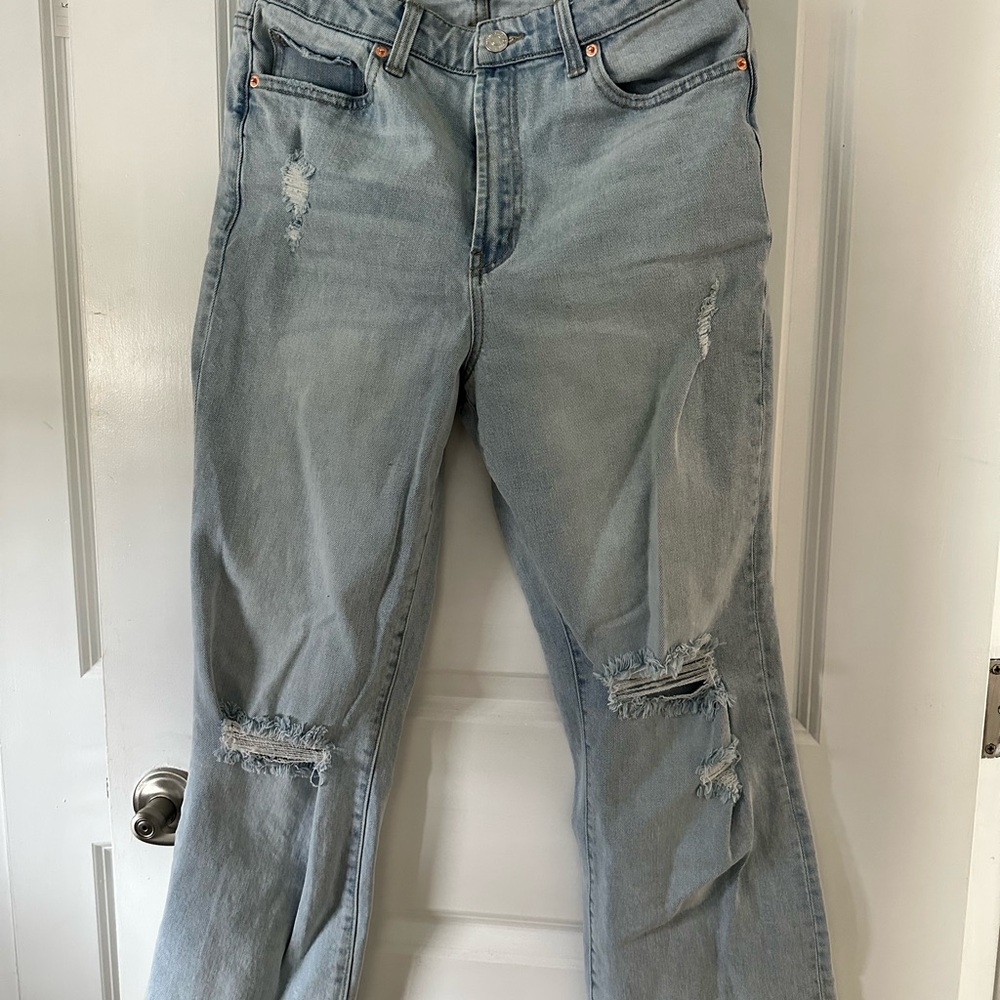 Juicy Couture Light Blue Distressed Jeans